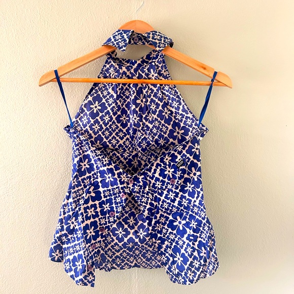 Vintage Moschino Floral Halter Top - Picture 2 of 6